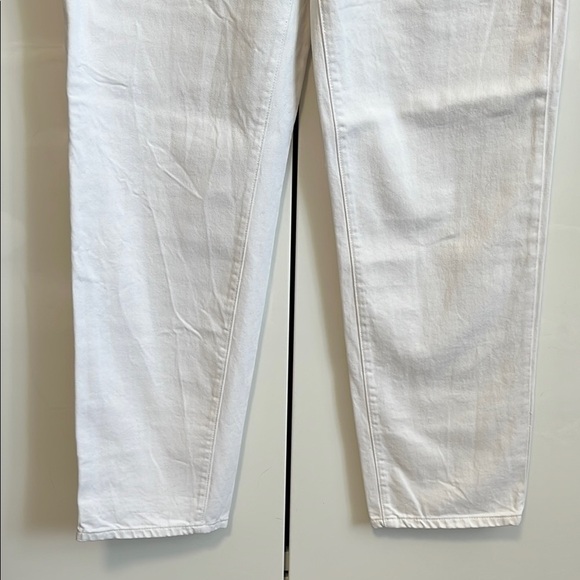 WEWOREWHAT NWOT White High Waist Mom Denim Jeans, Size 30 - Picture 8 of 14
